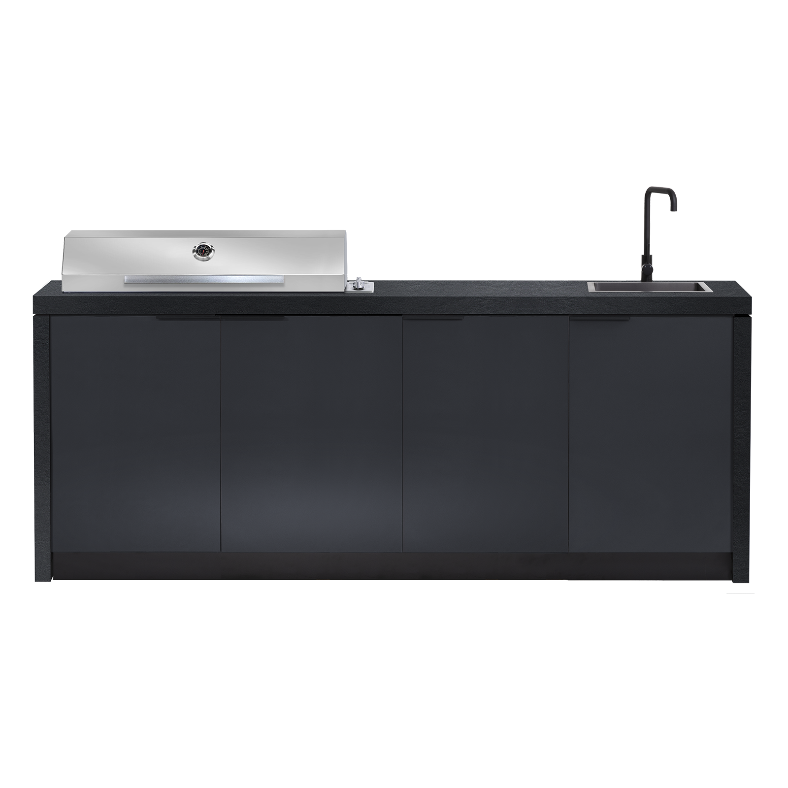 Cabinex Minimal Outdoor Kitchen with Stainless Steel Artusi BBQ