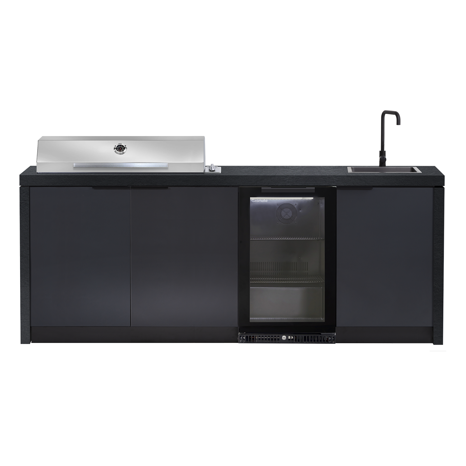 Cabinex Minimal Outdoor Kitchen with Stainless Steel Artusi BBQ