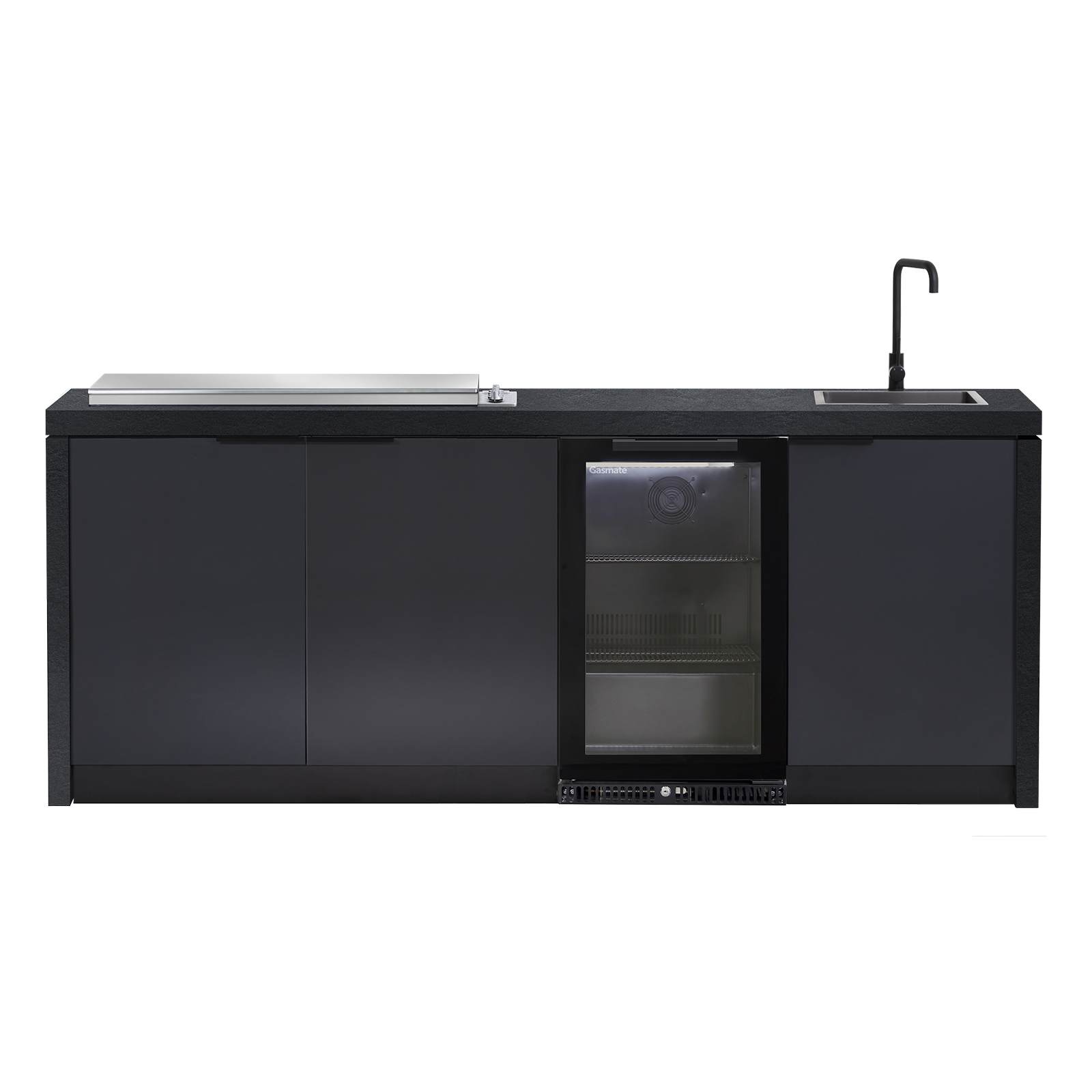 Cabinex Minimal Outdoor Kitchen with Stainless Steel Artusi BBQ