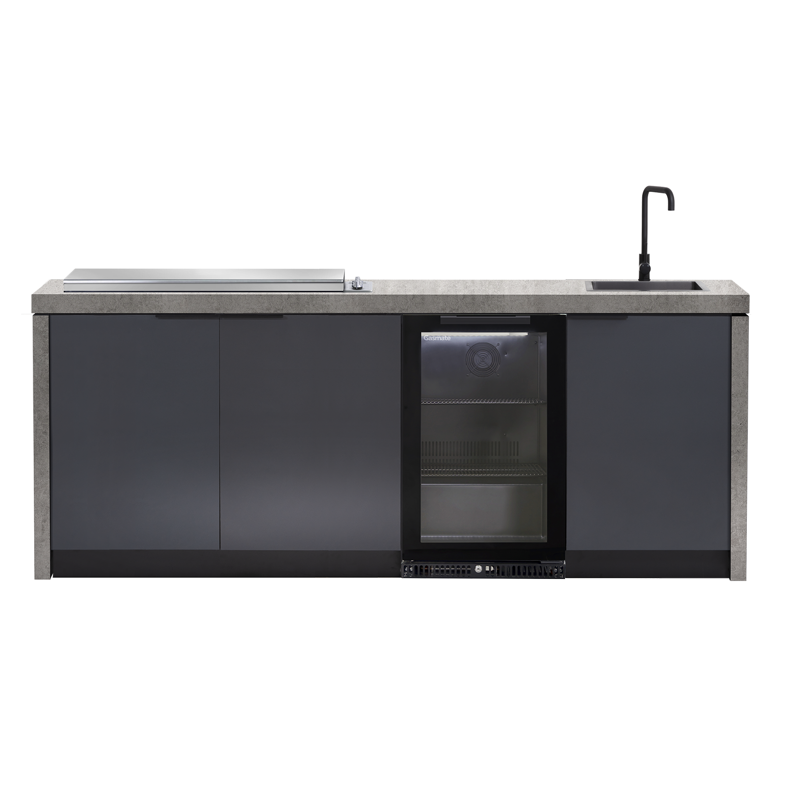 Cabinex Minimal Outdoor Kitchen with Stainless Steel Artusi BBQ