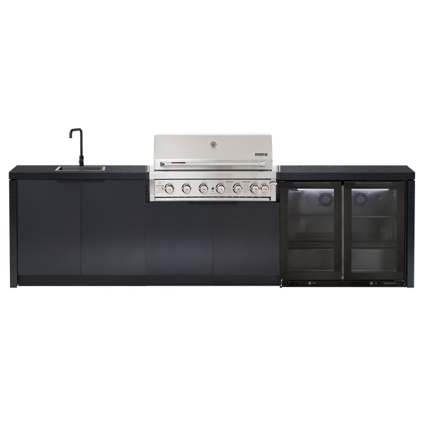 Cabinex Hero Classic 6Burner Kitchen Package with Porcelain Benchtop