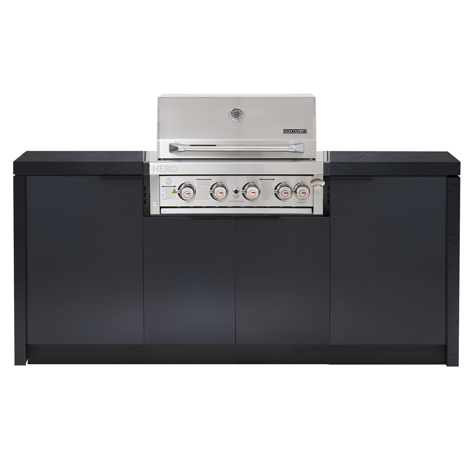 Cabinex Hero 4-Burner Kitchen Package with Porcelain Benchtop