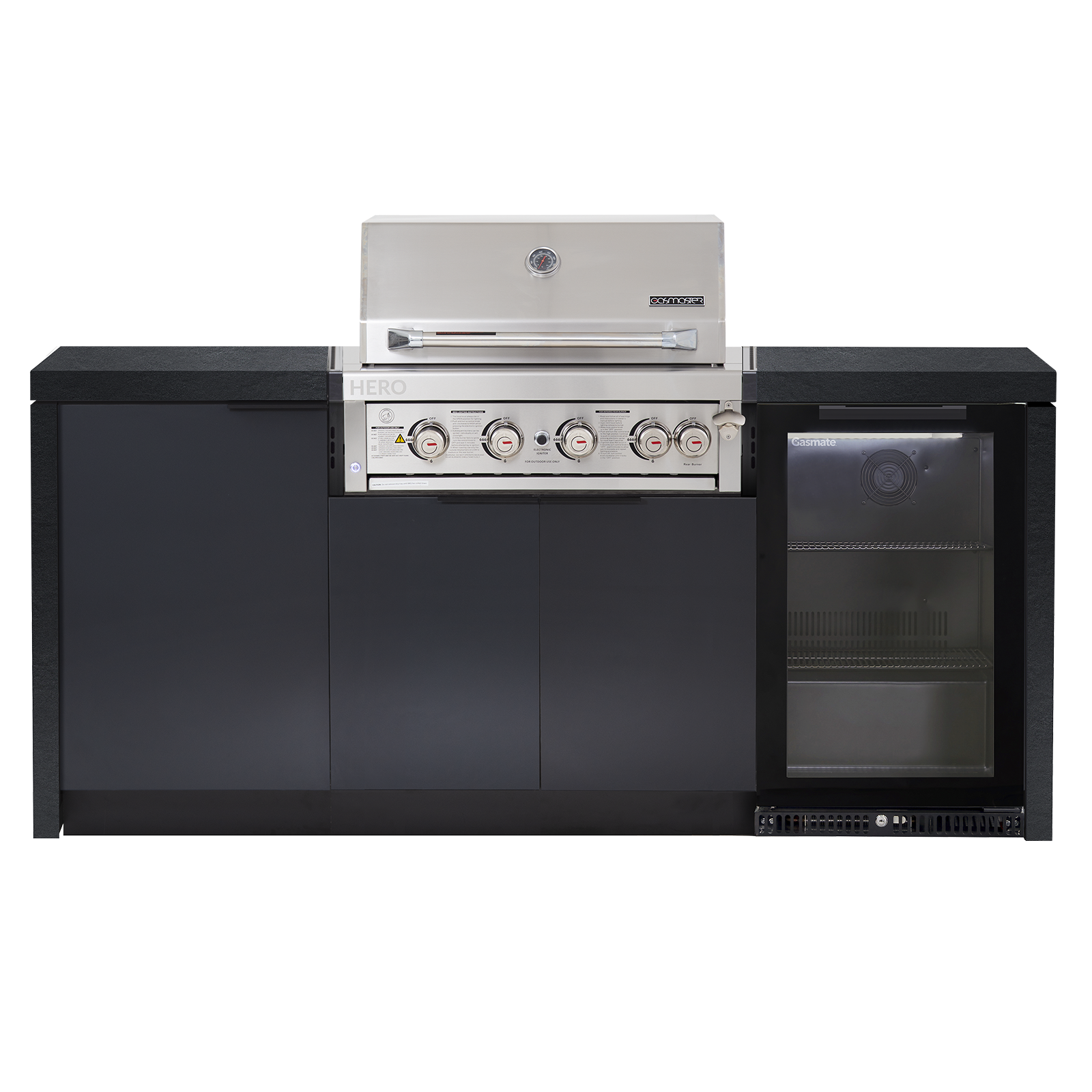 Cabinex Hero 4-Burner Kitchen Package with Porcelain Benchtop
