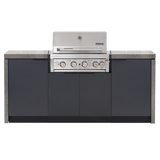 Cabinex Hero 4-Burner Kitchen Package with Porcelain Benchtop