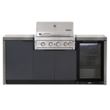 Cabinex Hero 4-Burner Kitchen Package with Porcelain Benchtop