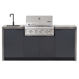 Cabinex Hero 4-Burner Kitchen Package with Porcelain Benchtop