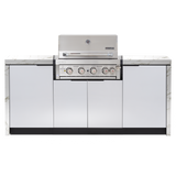 Cabinex Hero 4-Burner Kitchen Package with Porcelain Benchtop