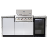 Cabinex Hero 4-Burner Kitchen Package with Porcelain Benchtop