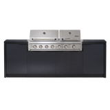 Cabinex Hero Twin Hood 6 Burner Package with Porcelain Benchtop